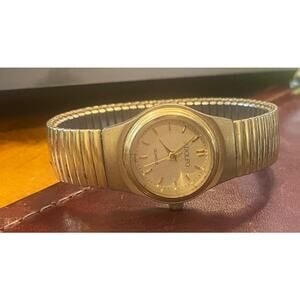 Women's 22mm Gold Tone Adolfo Watch, Expansion Band